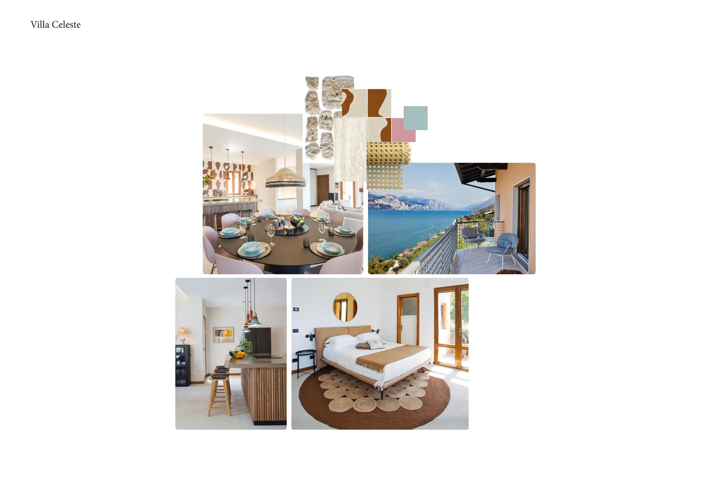 Villa Celeste project collage