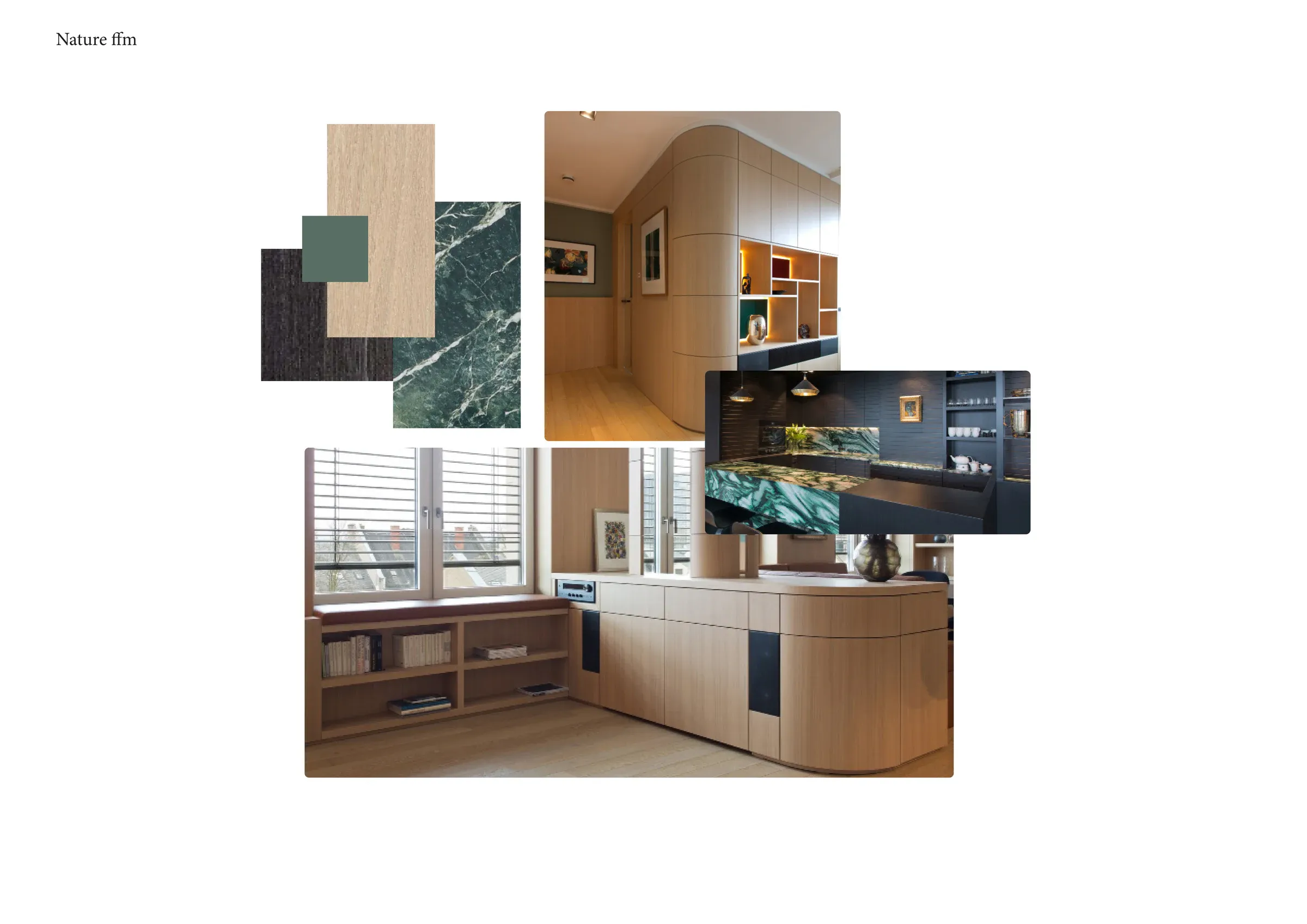 Nature Apartment project collage