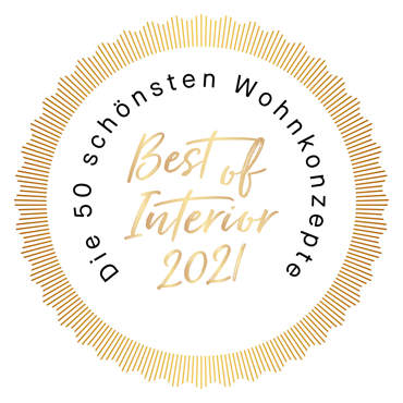 Best of Interior 2021 Badge: Die 50 schönsten Wohnkonzepte