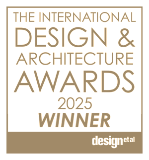 Award badge: The International Design & Architecture Awards 2025 Winner