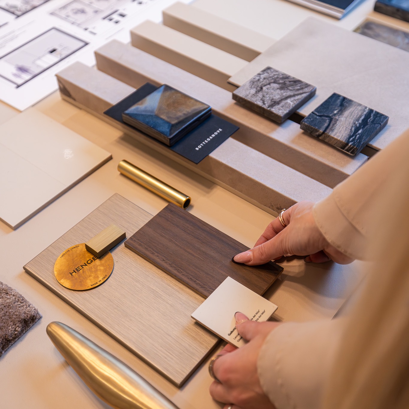 Detail from the PurPur showroom
